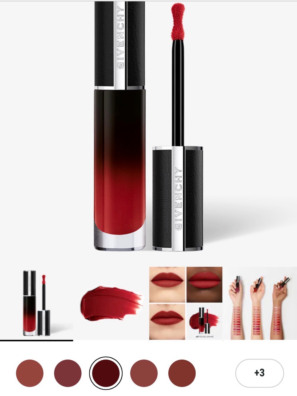 Givenchy Le Rouge Interdit NWB- Liquid Lipstick Vetvet - 37